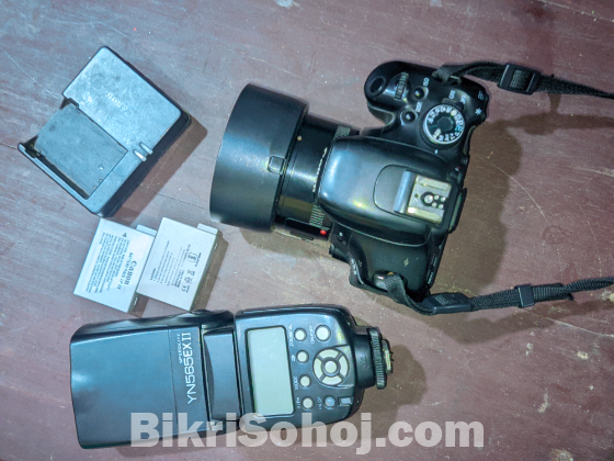 Canon 600d with 50mm prime lans